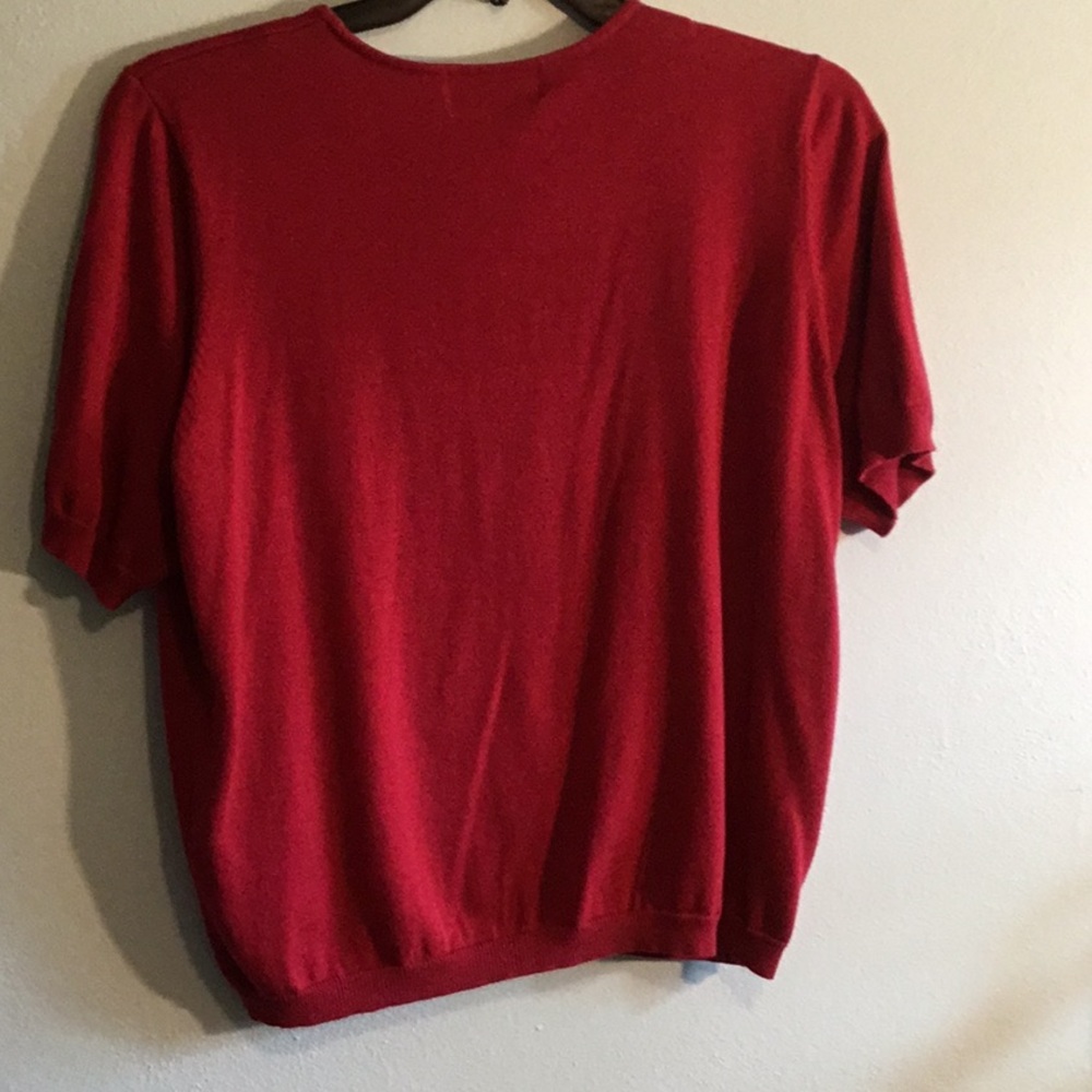 Casual Corner Red Cardigan Twin Sweater Set - Picture 5 of 11